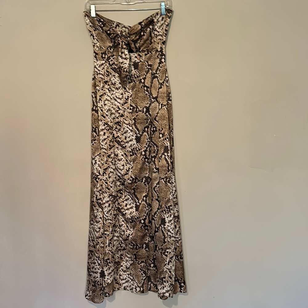 Lioness x Revolve Animal Snake Print Maxi Dress Party Festival women size XS - Picture 5 of 10